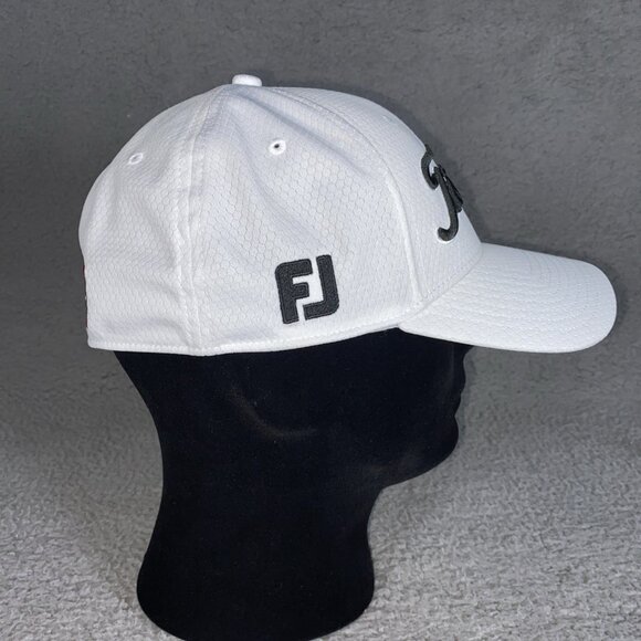 Titleist Pro V1 Hat Footjoy Golf Cap Fitted Size M/L Medium Large White New Era - Picture 4 of 7